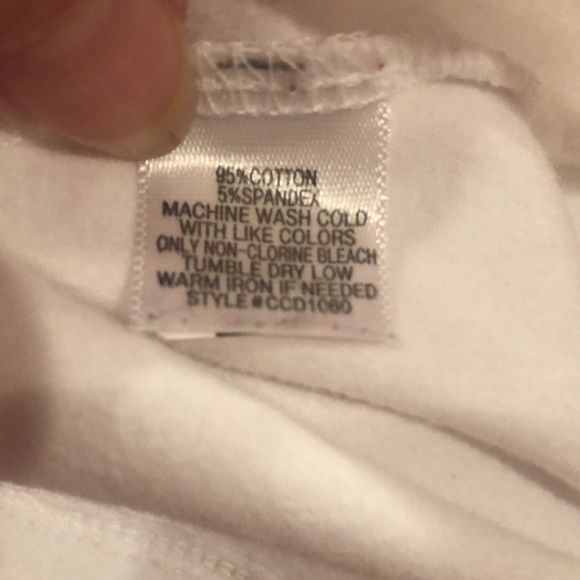 Femme by Tresics - Large - White Cami w/Satin Trim - Picture 5 of 5